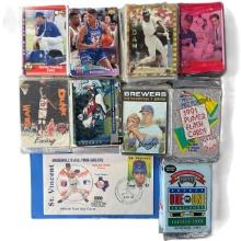 Lot of 700+ 1970s+ sports cards