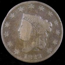 1823/2 U.S. classic head large cent