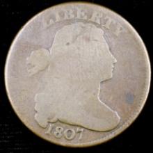 1807 U.S. draped bust large cent