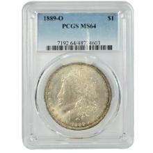 Certified 1889-O U.S. Morgan silver dollar