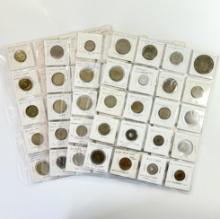 Lot of 80 different ~1956-2001 gaming & amusement tokens