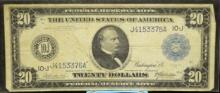 1914 $20 FRN KC Missouri Burke Macadoo
