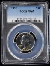 1952 Washington Quarter PCGS PR-67