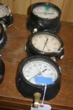 Ashcroft, U.S Gauge, Crosby Pressure Gauges lot of 3