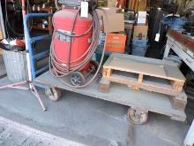 Heavy Duty Warehouse Cart with Removable Handle - Platform is: 30" X 60"