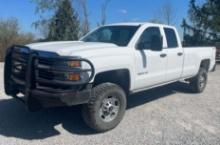 2015 Chevrolet Silverado 2500HD DoubleCab Pickup / 261,208 Miles / Located: Beallsville, OH