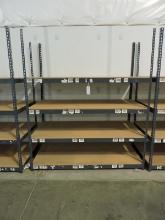 4-Shelf Commercial Rack / 72" Wide X 37" Deep X 84" Tall