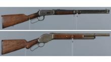 Two American Lever Action Long Arms