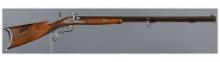 German Percussion Target Rifle by F. Schrage in Coblenz