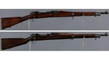 Two U.S. Springfield Model 1903 Bolt Action Rifles