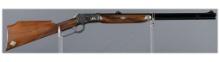 Engraved, Silver and Gold Inlaid Winchester Model 1892 Rifle