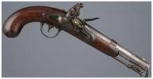 U.S. A.H. Waters & Co. Model 1836 Flintlock Pistol