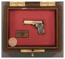 Gold Plated Tom Weston Colt Model 1911A1 Pistol