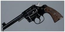 Colt New Service Flattop Target Model Double Action Revolver