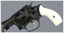 Engraved Smith & Wesson Model 36 Double Action Revolver