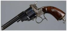 Lefaucheux Pinfire Single Action Revolver