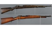 Two Mexican Military Bolt Action Rifles