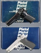 Two Smith & Wesson Semi-Automatic Pistols with Boxes