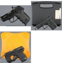 Three Semi-Automatic Pistols with Cases