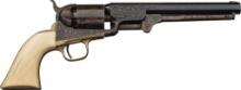 Late Vine Scroll Factory Engraved Colt Model 1851 Navy Revolver