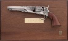 Howard Dove Signed and Engraved Colt Model 1862 Police Revolver