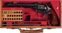 Cased London Agency Colt Bisley Flattop Target Model Revolver