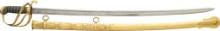 Gilt N.P. Ames United States Dragoon Officer Saber and Scabbard