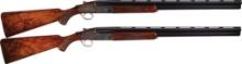 Pair of A. Hunt Engraved J. Purdey & Sons Sidelock O/U Shotguns