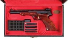 Factory Gold Inlaid Belgian Browning Medalist Pistol
