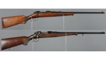 Two Savage Model 1920 Bolt Action Rifles