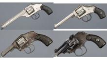 Four American Double Action Revolvers