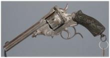 Serial Number 1 Engraved Belgian Proofed Top Break Revolver