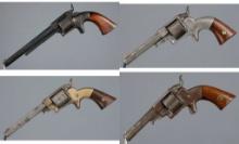 Four Antique Cartridge Revolvers