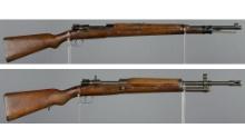 Two Spanish Military Bolt Action Rifles