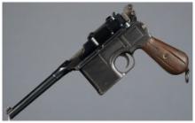 German Mauser Broomhandle Semi-Automatic Pistol