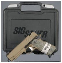Sig Sauer Model 1911 Carry Scorpion Pistol with Case