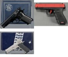 Two Smith & Wesson Pistols and One Training Pistols