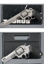 Two Taurus Model 425 Double Action Revolvers with Boxes
