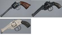 Three Harrington & Richardson Double Action Revolvers
