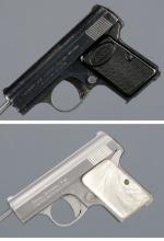 Two Semi-Automatic Pocket Pistols