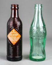 Vintage Orange Crush Soda & Coca-Cola Bottles