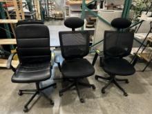LOT CONSISTING OF (3) OFFICE ROLLING CHAIRS