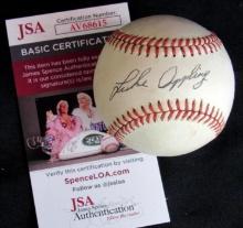 Luke Appling Single Signed OAL Official Baseball w/ JSA COA
