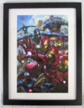 Sideshow Iron Man Limited Edition Framed Fine Art Print signed Derrick Chew
