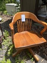 Oak Swivel Chair