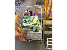 Paper Towels & Shopping Cart