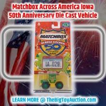 Matchbox Across America Iowa 50th Anniversary Die Cast Vehicle