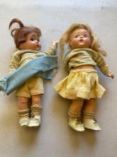 Vintage porcelain dolls. 2 pieces