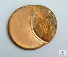 Huge Off Center BU Lincoln Cent, No Date