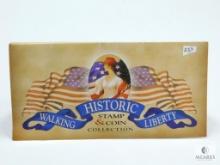 1942-S Walking Liberty Half Historic Stamp & Coin Collection Display
